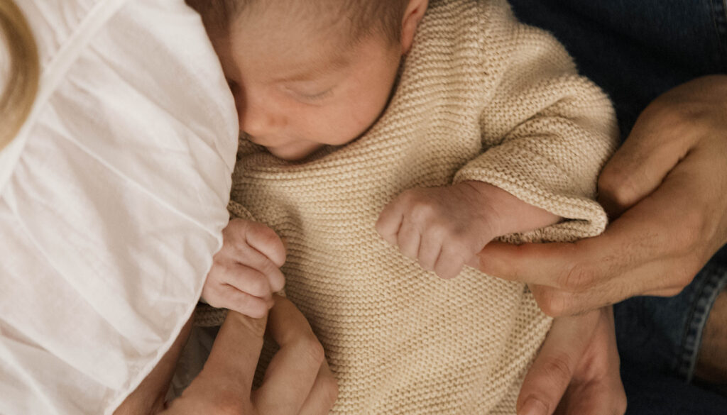 in-home newborn session
