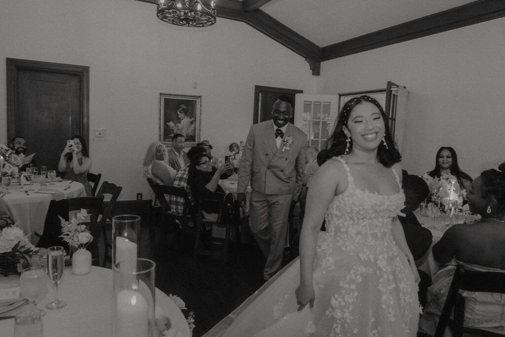 bride and groom entrance