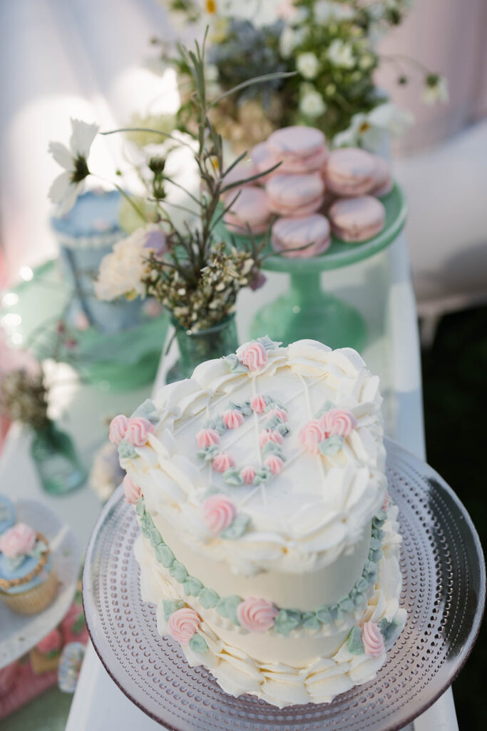 vintage tea party ideas, Bridgerton-inspired event, Valentine’s Day tea party, Galentine’s tea, bridal shower tea party, Easter brunch ideas, vintage decor, heirloom tea sets, event vendors, floral design, dessert table ideas, pastel party styling, romantic garden party.