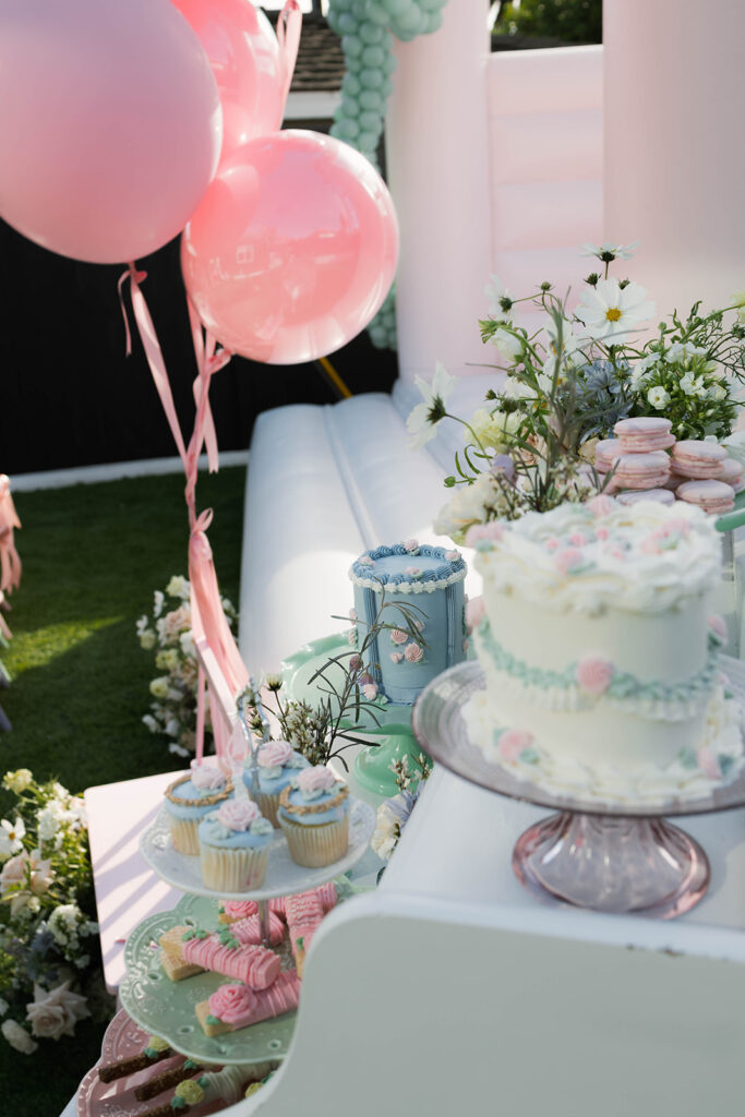 vintage tea party ideas, Bridgerton-inspired event, Valentine’s Day tea party, Galentine’s tea, bridal shower tea party, Easter brunch ideas, vintage decor, heirloom tea sets, event vendors, floral design, dessert table ideas, pastel party styling, romantic garden party.