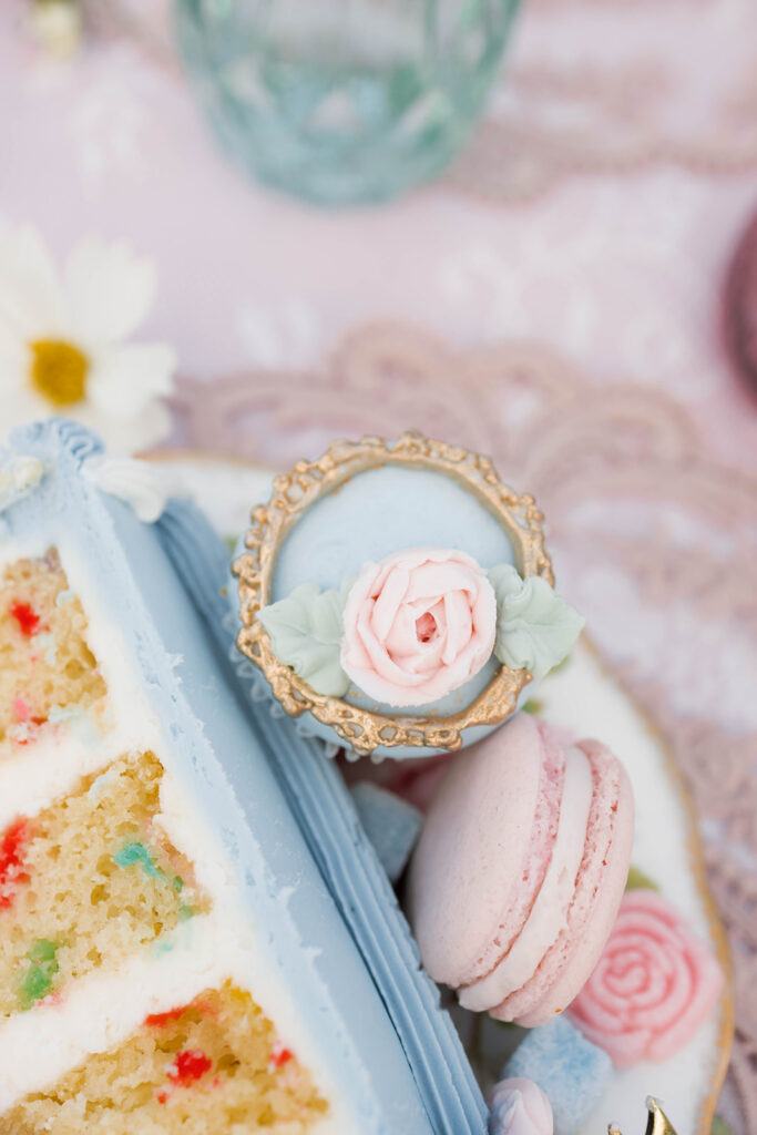 vintage tea party ideas, Bridgerton-inspired event, Valentine’s Day tea party, Galentine’s tea, bridal shower tea party, Easter brunch ideas, vintage decor, heirloom tea sets, event vendors, floral design, dessert table ideas, pastel party styling, romantic garden party.