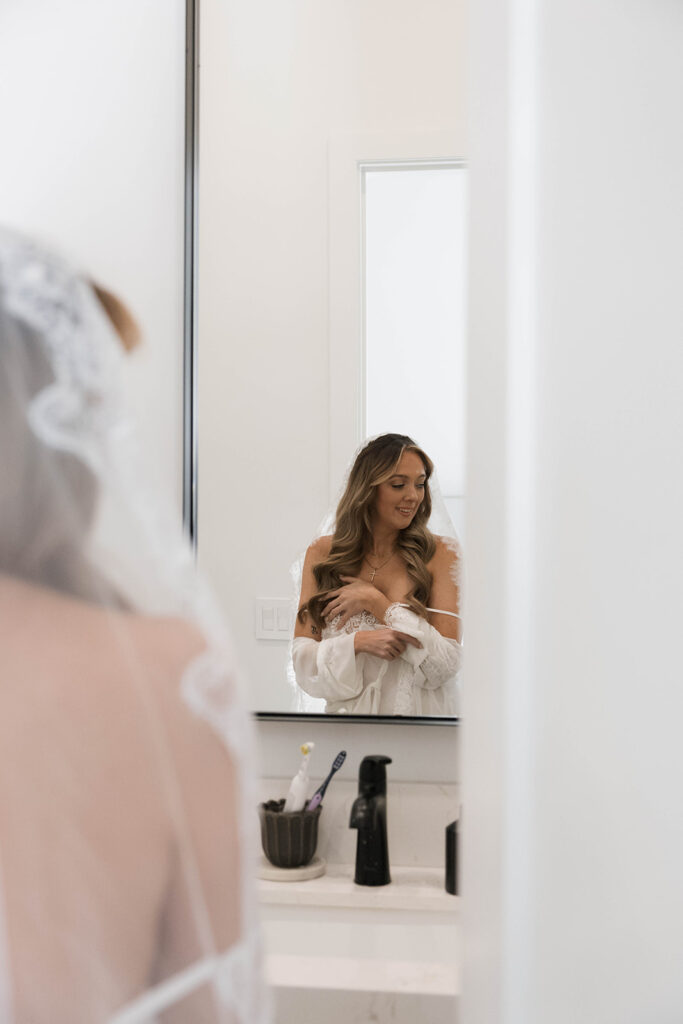 bride getting ready