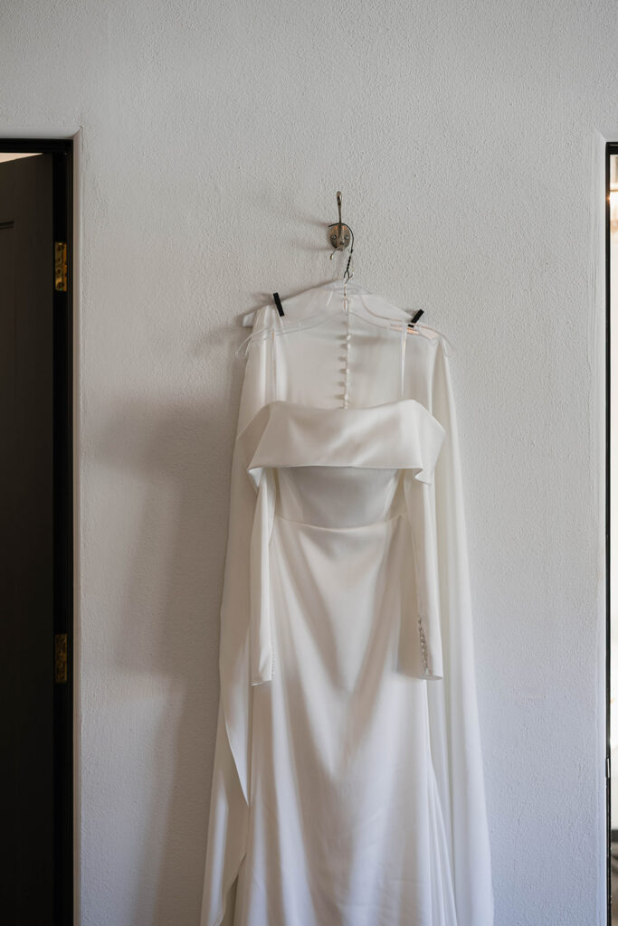 Bride and groom at a vintage-inspired wedding