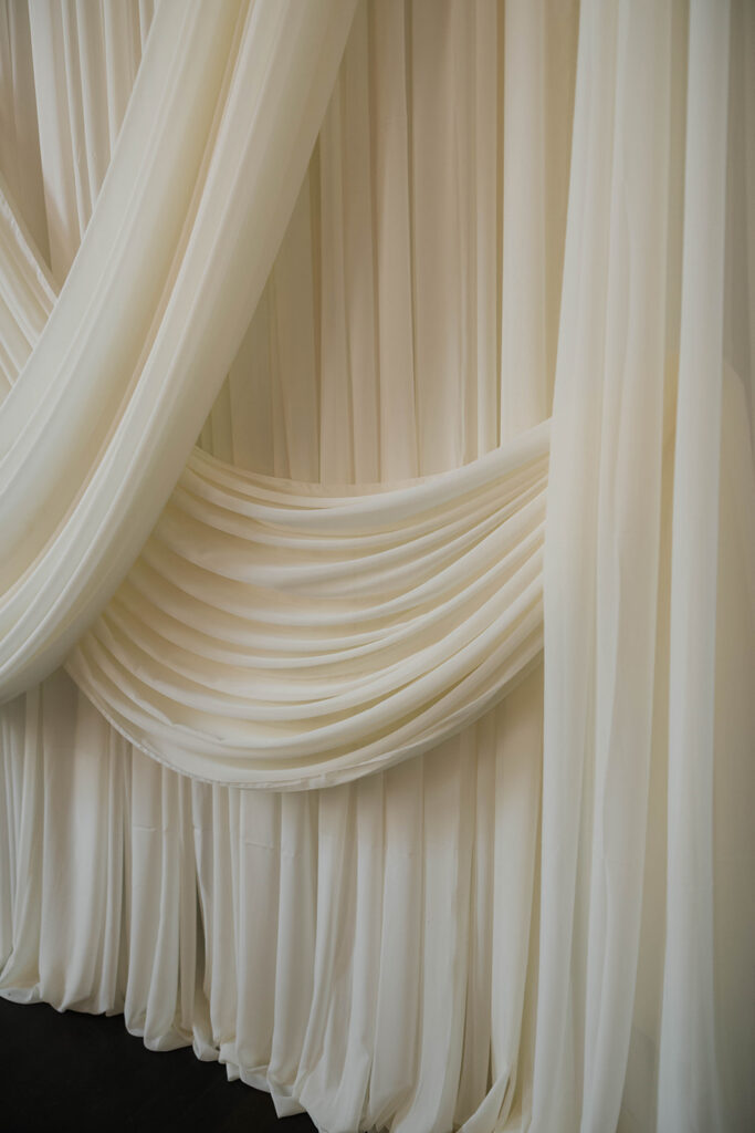 Bride and groom at a vintage-inspired wedding