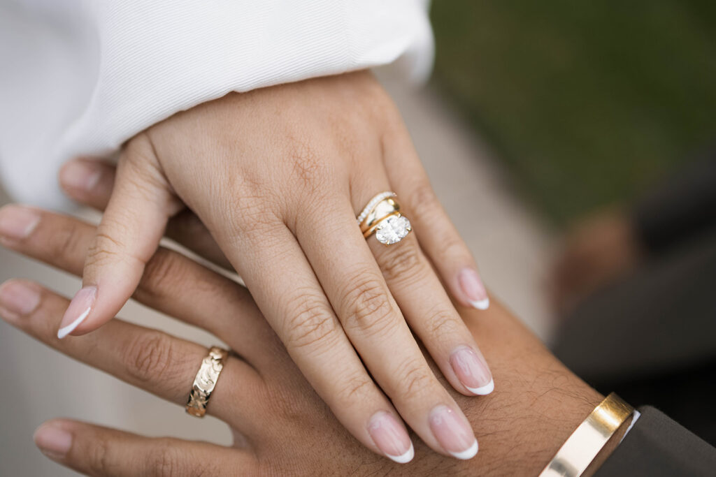 modern courthouse wedding with editorial and documentary couple