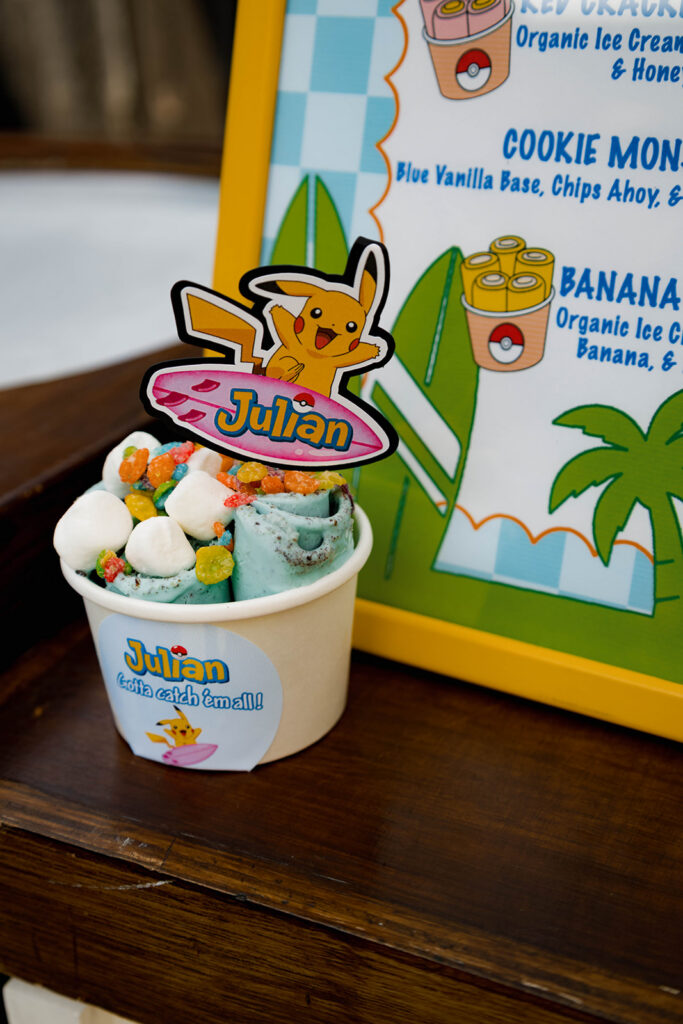 pokemon and surfing birthday event