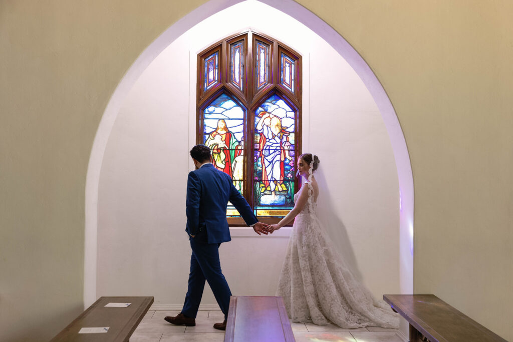 Romantic wedding scene featuring soft pastel florals, elegant decor, emotional couple moments, and guests celebrating in a light-filled venue inspired by Monet’s water lily paintings.