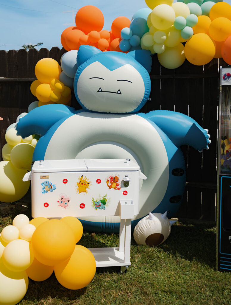 pokemon and surfing birthday event