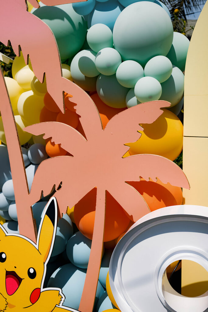 pokemon and surfing birthday event