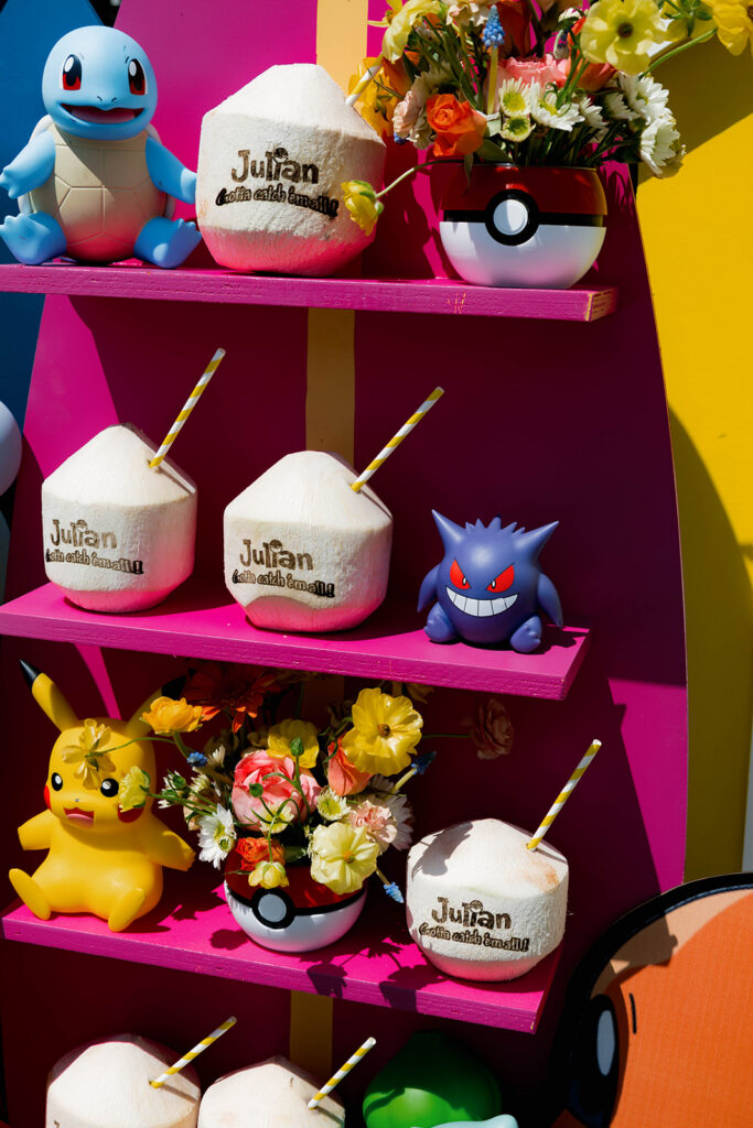 pokemon and surfing birthday event