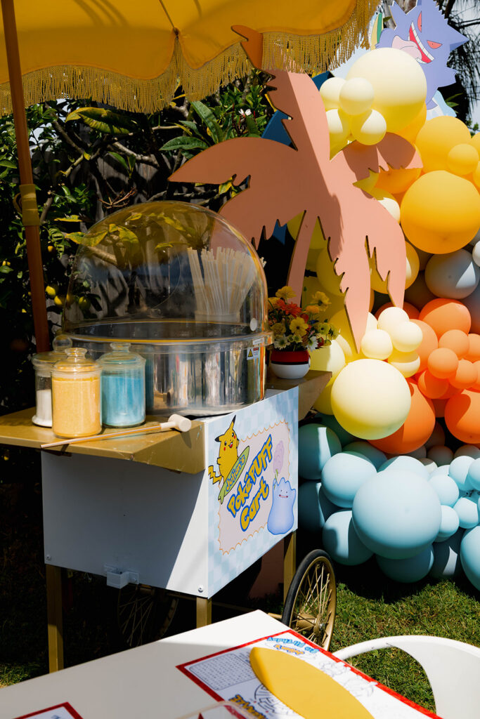 pokemon and surfing birthday event