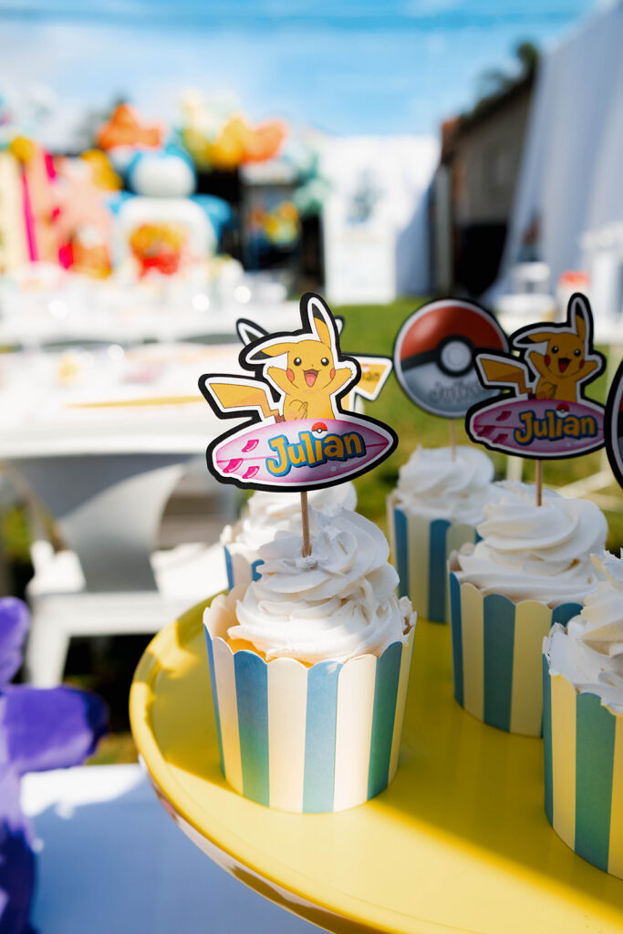 pokemon and surfing birthday event