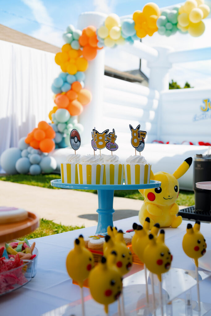 pokemon and surfing birthday event