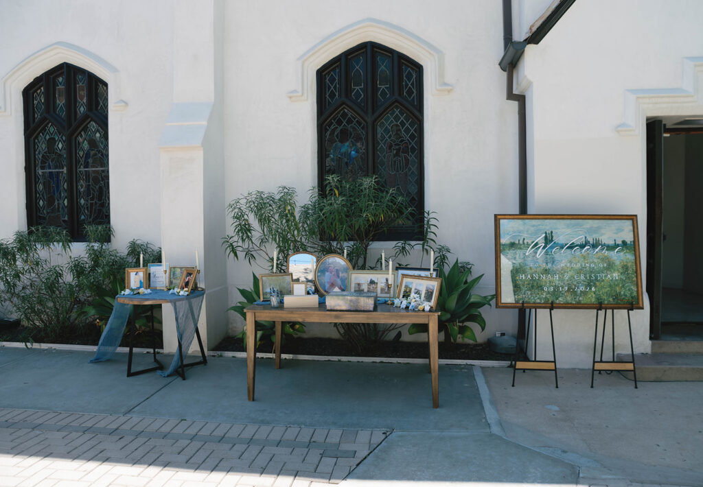 Romantic wedding scene featuring soft pastel florals, elegant decor, emotional couple moments, and guests celebrating in a light-filled venue inspired by Monet’s water lily paintings.