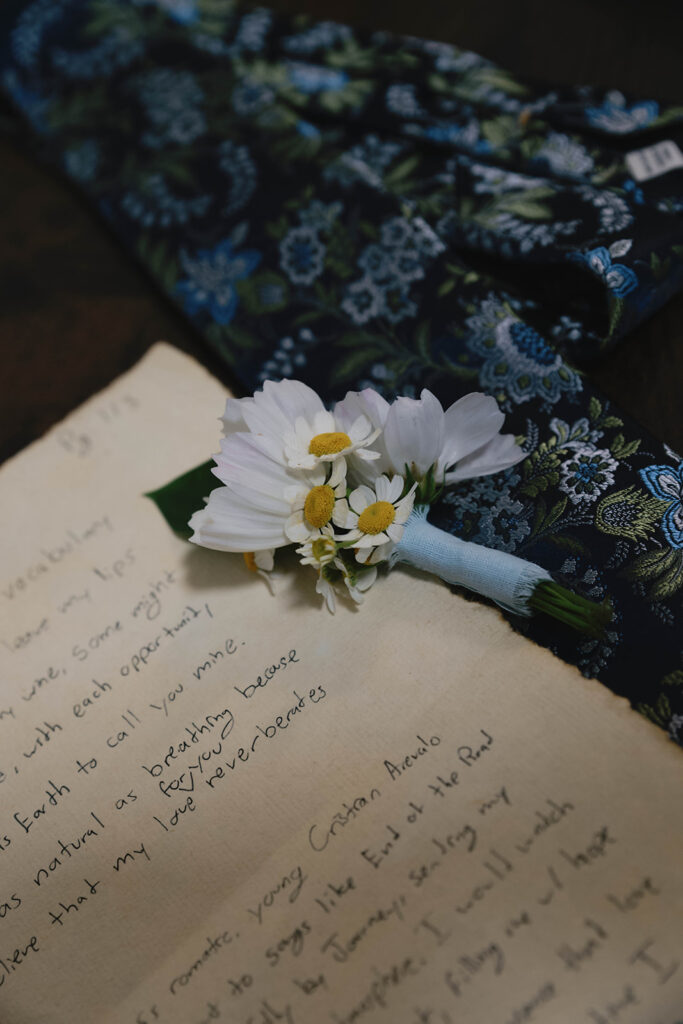 Romantic wedding scene featuring soft pastel florals, elegant decor, emotional couple moments, and guests celebrating in a light-filled venue inspired by Monet’s water lily paintings.