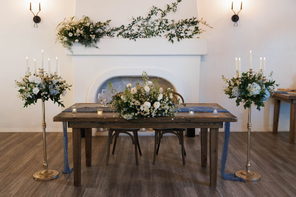 Romantic wedding scene featuring soft pastel florals, elegant decor, emotional couple moments, and guests celebrating in a light-filled venue inspired by Monet’s water lily paintings.